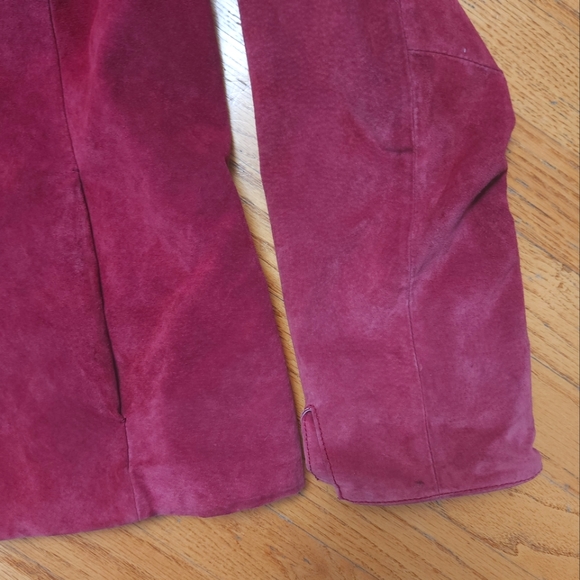Guillaume Red Suede Jacket - Picture 4 of 8